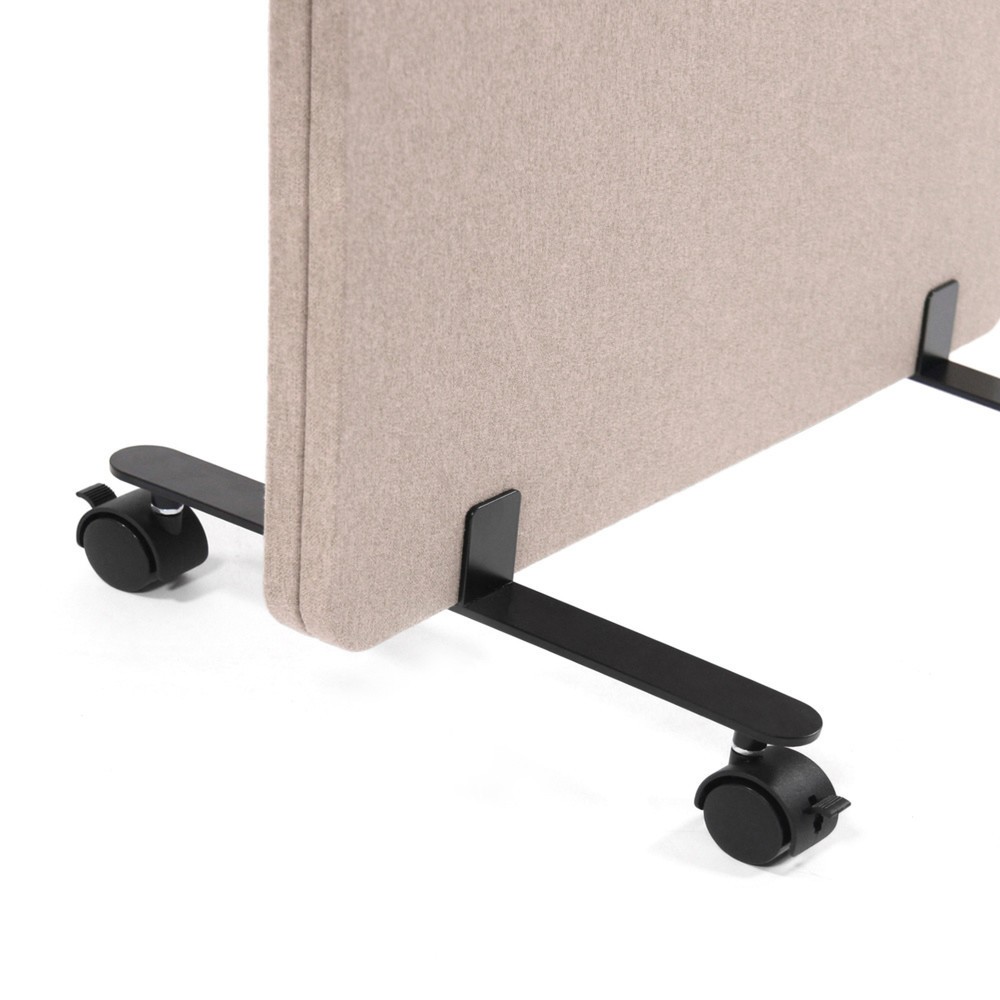 Produktabbildung Nr. 6: Verrijdbaar akoestisch scheidingswandsysteem hjh OFFICE FLEXMIUT set van 2, taupe