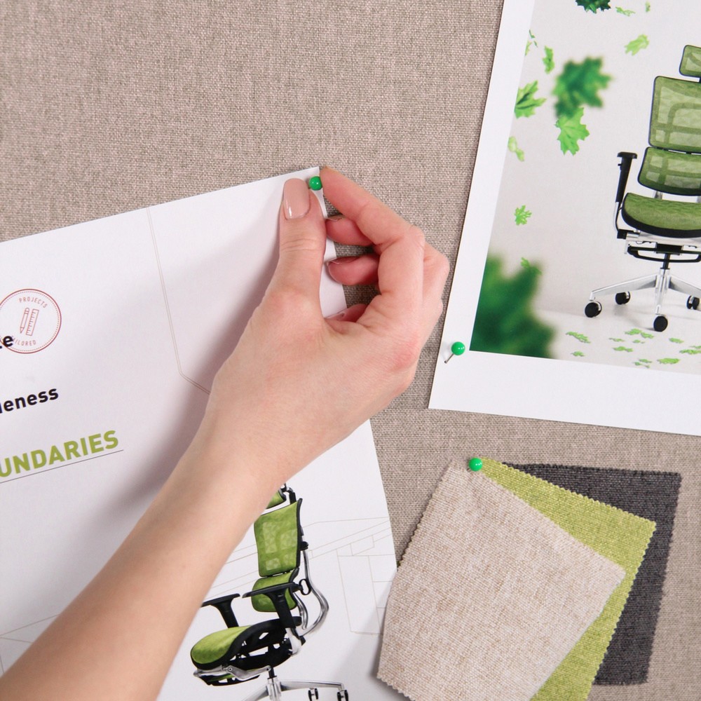 Produktabbildung Nr. 10: Verrijdbaar akoestisch scheidingswandsysteem hjh OFFICE FLEXMIUT set van 2, taupe