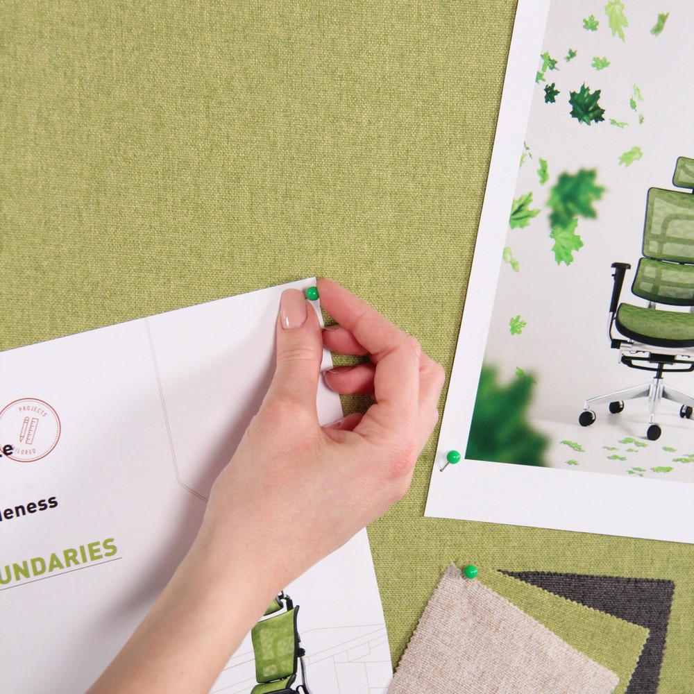 Produktabbildung Nr. 10: Verrijdbaar akoestisch scheidingswandsysteem hjh OFFICE FLEXMIUT set van 2, groen