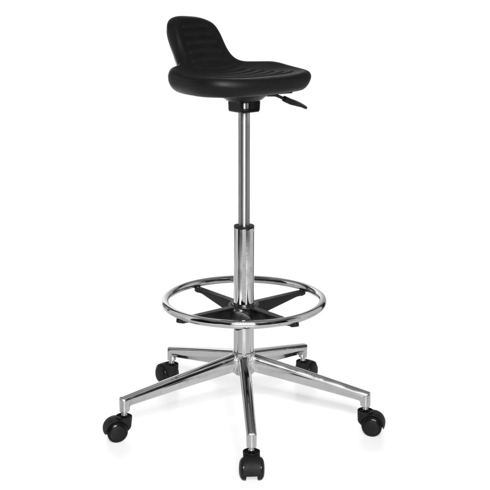 Productafbeelding nr. 2: hjh OFFICE Arbeitsstuhl / Bürostuhl TOP WORK 3 Kunstleder, schwarz