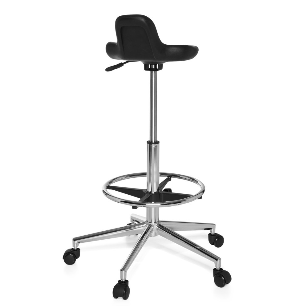 Productafbeelding nr. 5: hjh OFFICE Arbeitsstuhl / Bürostuhl TOP WORK 3 Kunstleder, schwarz
