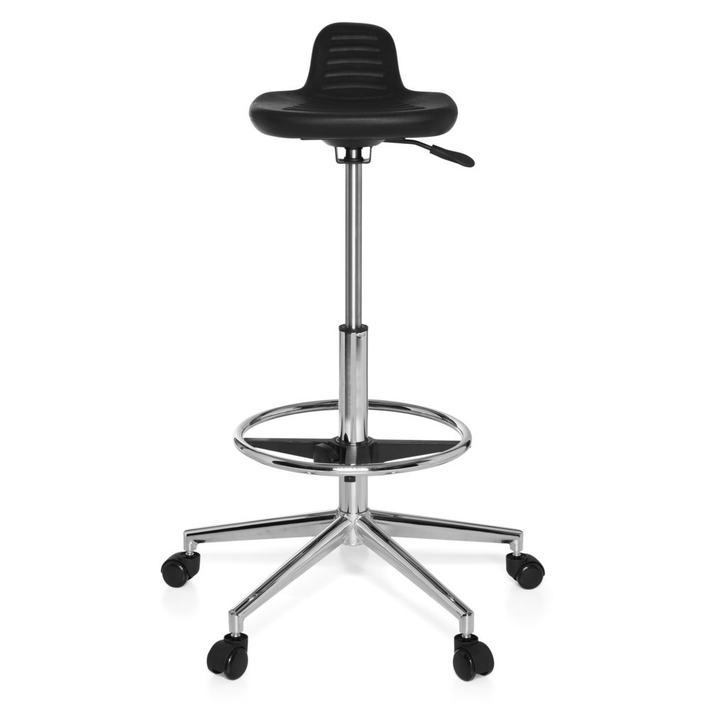 Productafbeelding nr. 1: hjh OFFICE Arbeitsstuhl / Bürostuhl TOP WORK 3 Kunstleder, schwarz