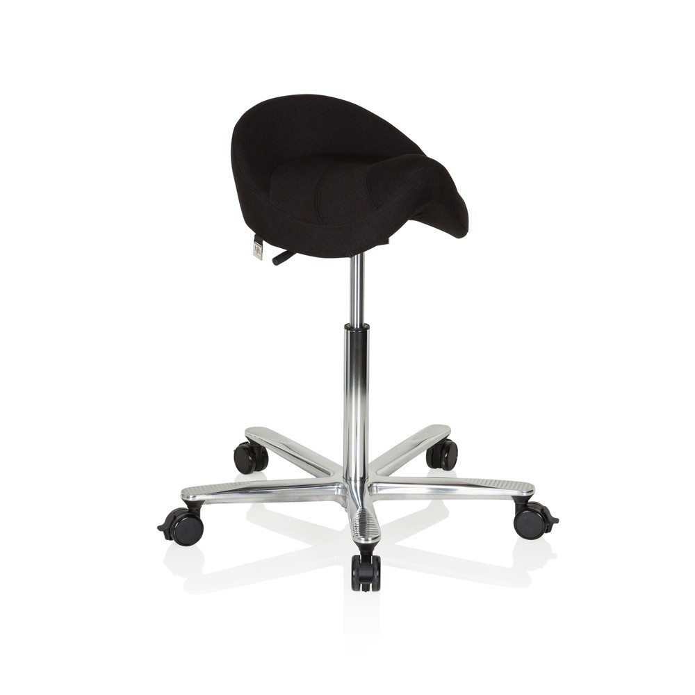 Productafbeelding nr. 2: hjh OFFICE Arbeitstuhl / Arbeitshocker MOVE-TEC 3D PRO I Stoff, schwarz
