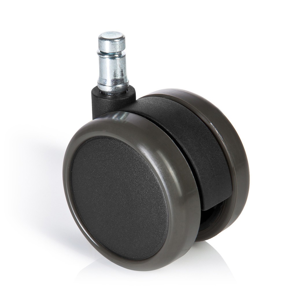 Produktabbildung Nr. 1: Ongeremde wielen 5x hjh OFFICE ROLO FREE voor harde vloeren 11 mm / 65 mm, (set van 5)