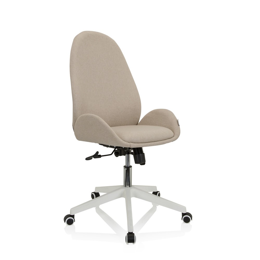 N° de l'image du produit 6 : Siège de bureau / siège pivotant hjh OFFICE AVEA I tissu, beige