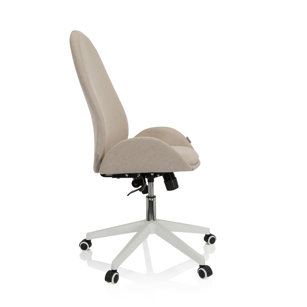 N° de l'image du produit 7 : Siège de bureau / siège pivotant hjh OFFICE AVEA I tissu, beige
