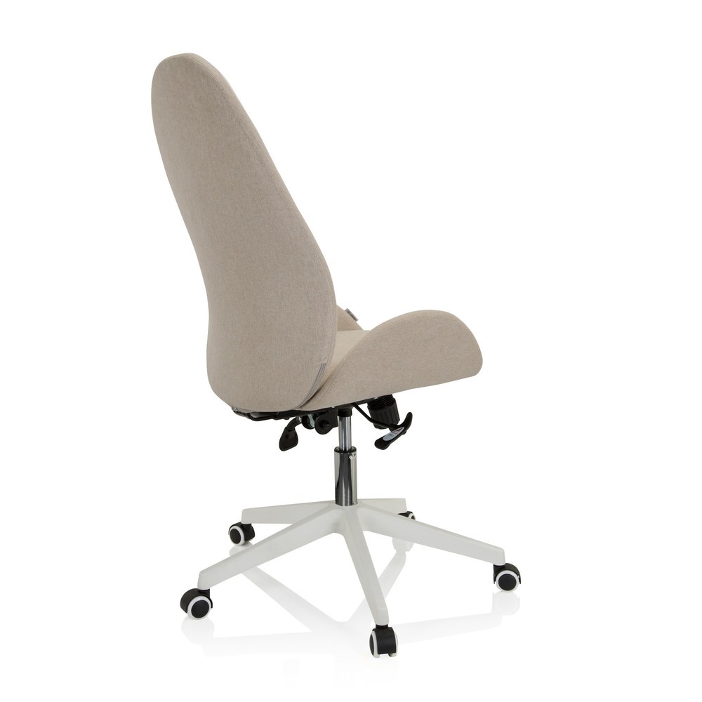 N° de l'image du produit 8 : Siège de bureau / siège pivotant hjh OFFICE AVEA I tissu, beige