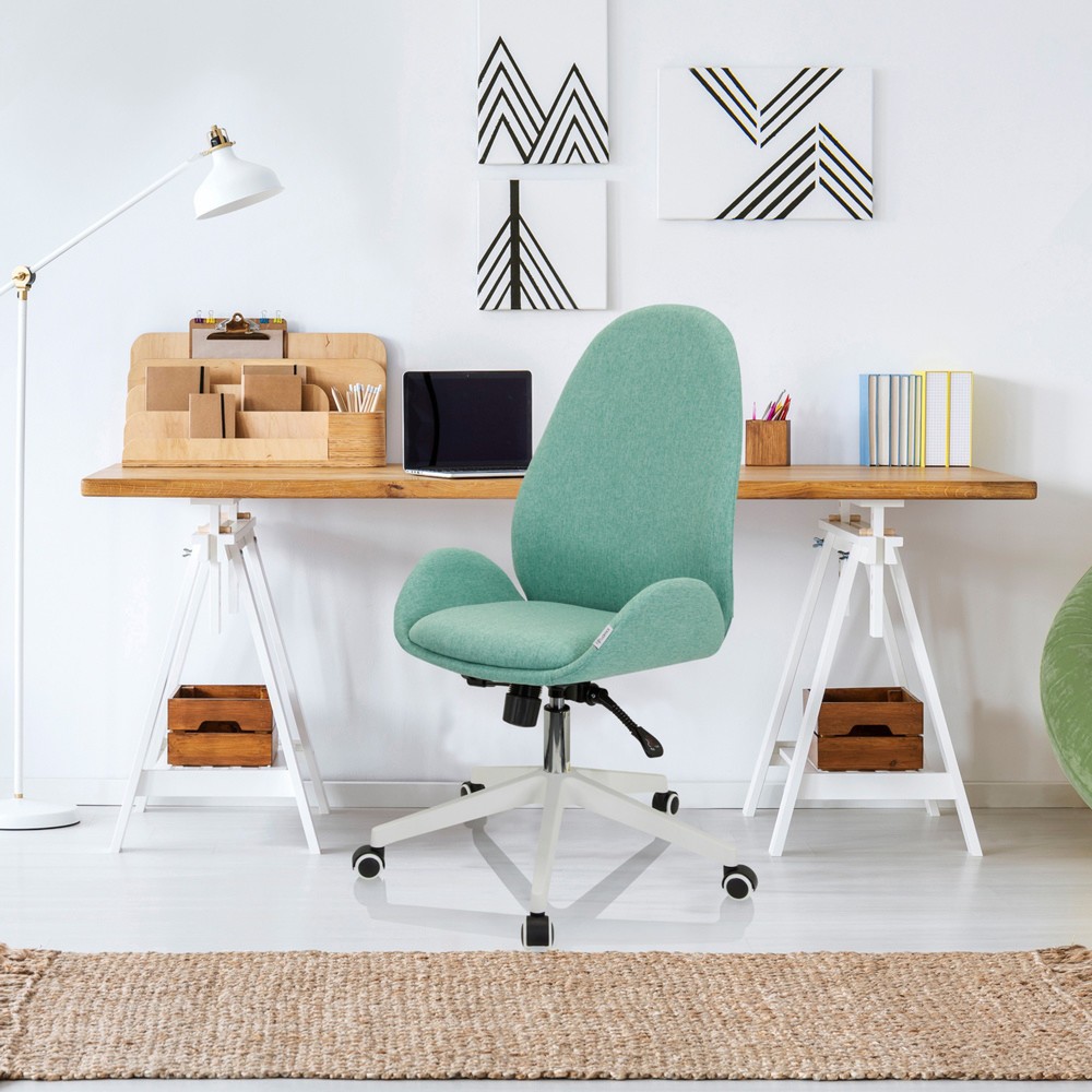 Productafbeelding nr. 5: Bureaustoel / draaistoel hjh OFFICE AVEA I stof, aqua
