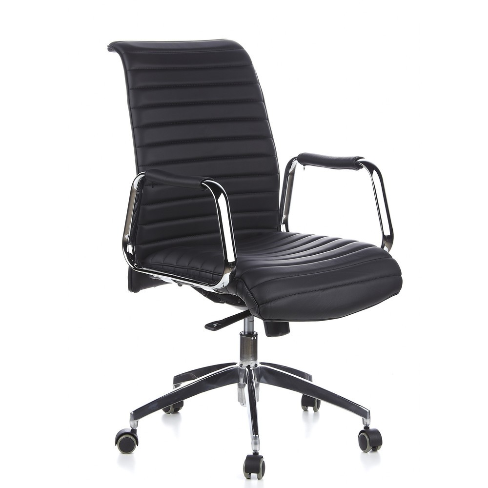 Productafbeelding nr. 4: hjh OFFICE Bürostuhl / Chefsessel ASPERA 10 Leder, schwarz