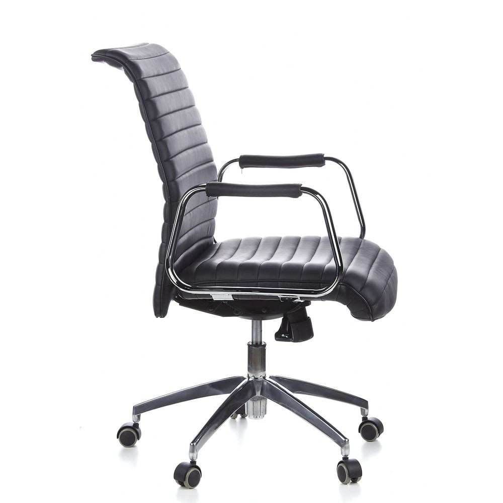 Productafbeelding nr. 5: hjh OFFICE Bürostuhl / Chefsessel ASPERA 10 Leder, schwarz
