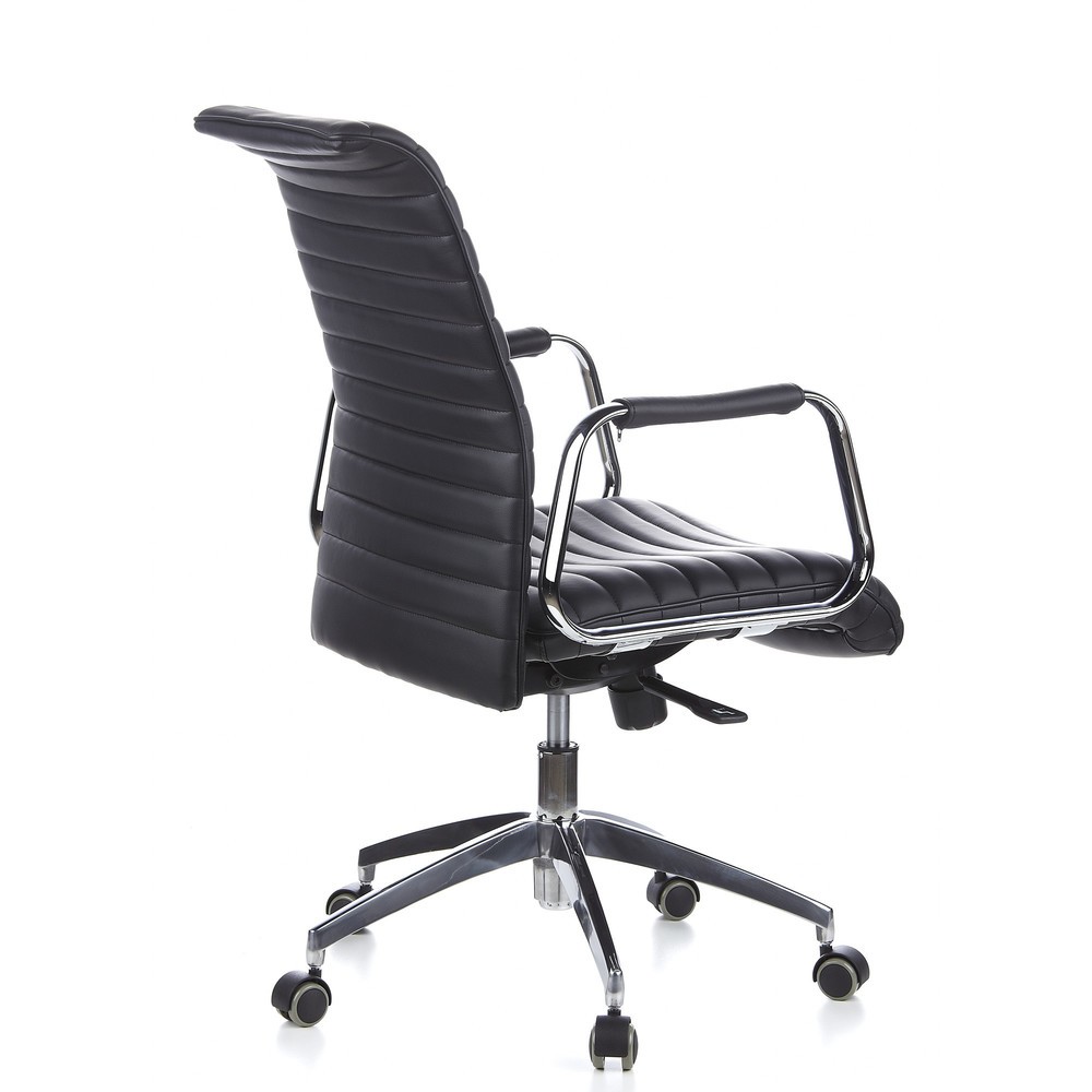 Productafbeelding nr. 6: hjh OFFICE Bürostuhl / Chefsessel ASPERA 10 Leder, schwarz