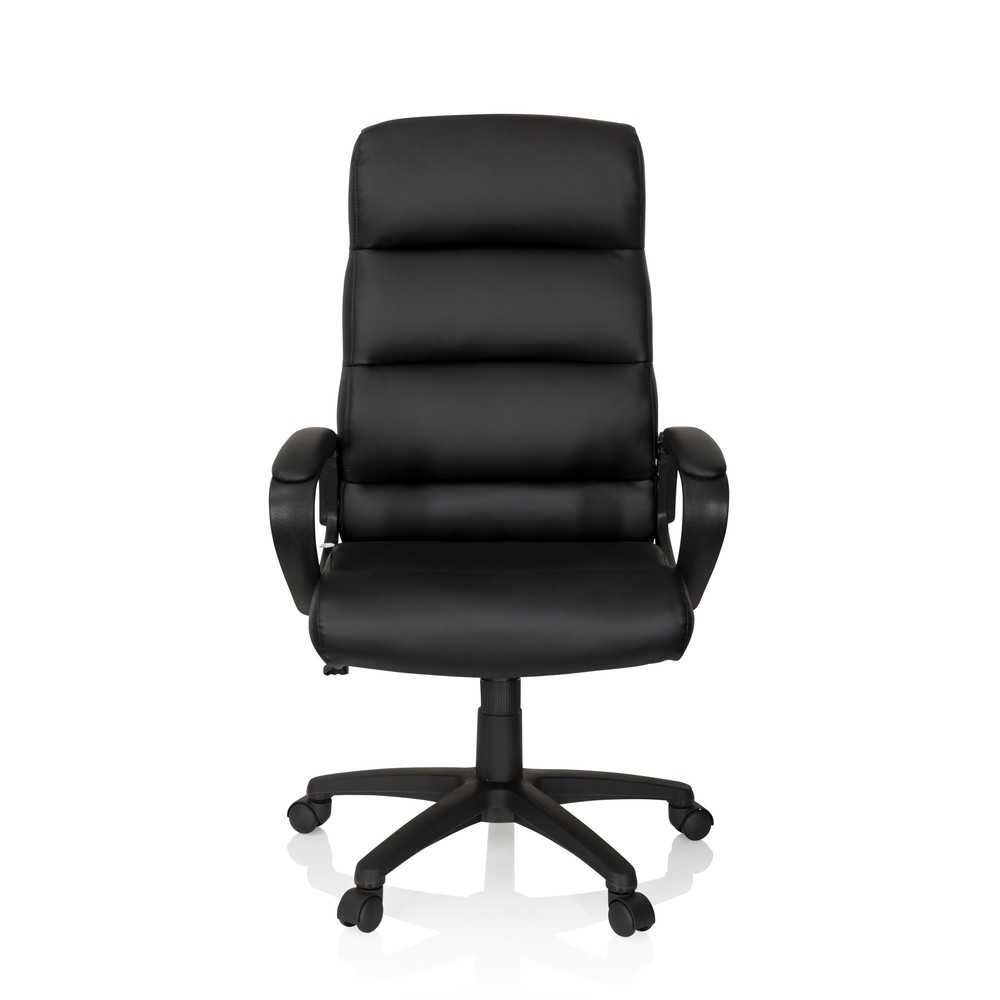 Product afbeelding: hjh OFFICE Bürostuhl / Chefsessel FUTURA 100 PU Kunstleder, schwarz