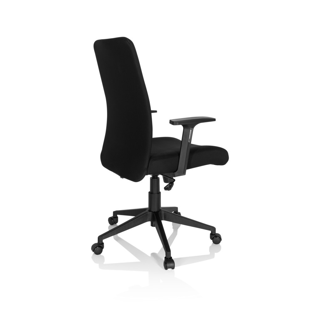 N° de l'image du produit 4 : Siège de bureau / siège pivotant hjh OFFICE COSIO I tissu, noir