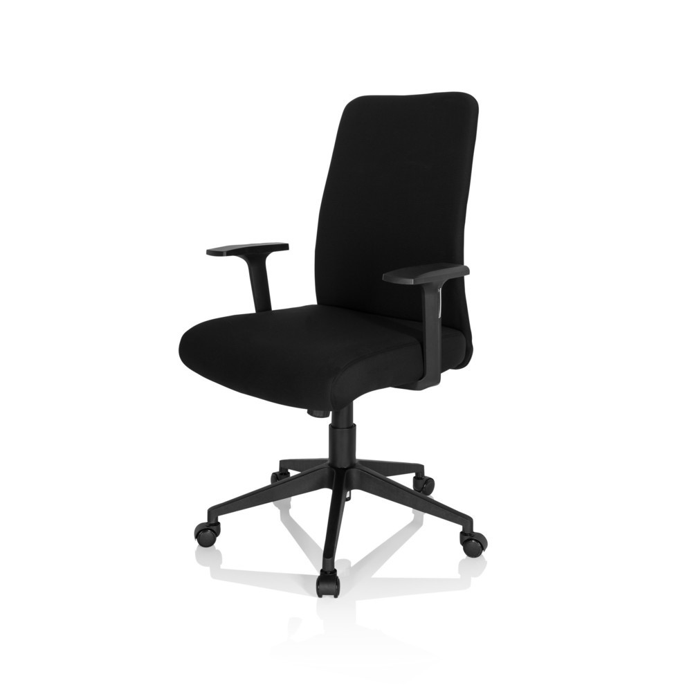 N° de l'image du produit 9 : Siège de bureau / siège pivotant hjh OFFICE COSIO I tissu, noir