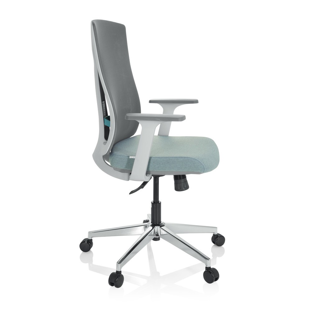 N° de l'image du produit 3 : Siège de bureau / siège pivotant hjh OFFICE HALIFAX tissu/maille, menthe