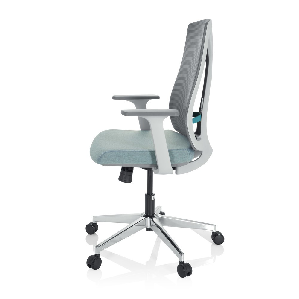 N° de l'image du produit 8 : Siège de bureau / siège pivotant hjh OFFICE HALIFAX tissu/maille, menthe