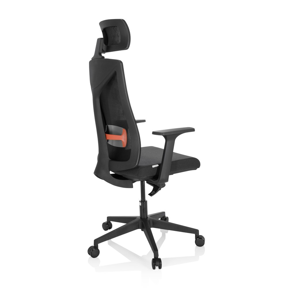 Productafbeelding nr. 4: hjh OFFICE Bürostuhl / Drehstuhl KODIAK Stoff/Netzstoff, schwarz