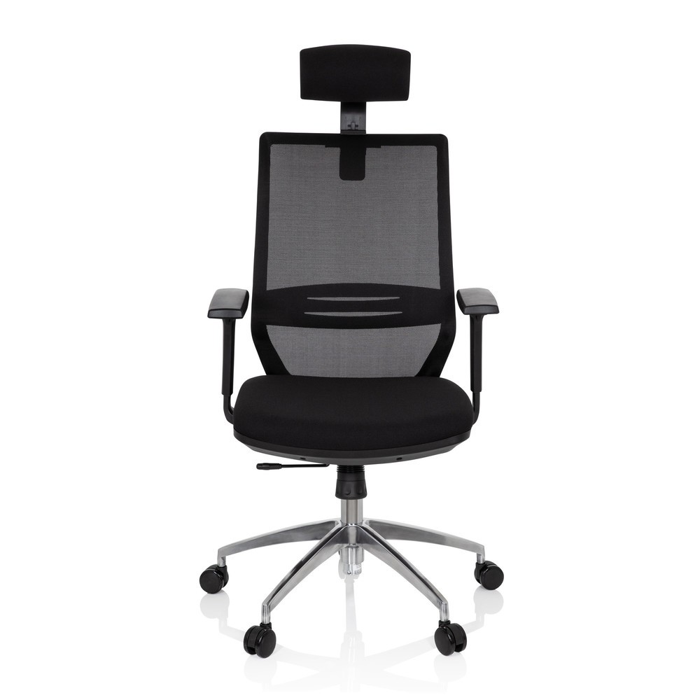 Product afbeelding: hjh OFFICE Bürostuhl / Drehstuhl PROFONDO PRO Stoff/Netzstoff, schwarz
