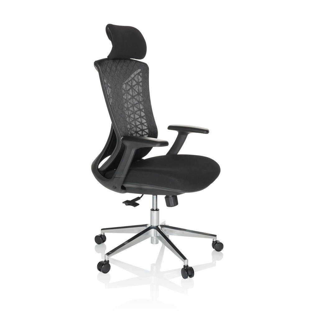 Produktabbildung Nr. 8: Bureaustoel / draaistoel hjh OFFICE FALEO B netstof / stof, zwart