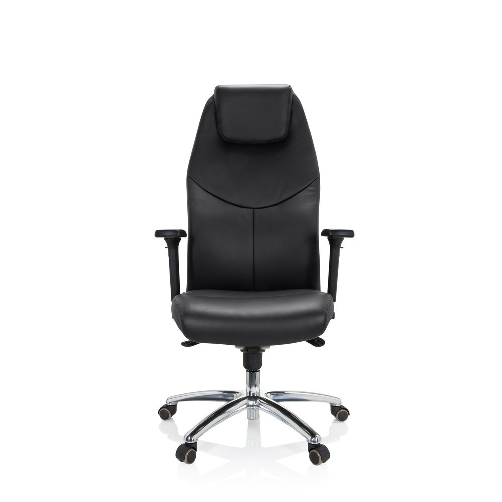 Produktabbildung Nr. 1: Siège de bureau / fauteuil de direction hjh OFFICE FERRARA cuir, noir