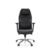 Productafbeelding nr. 1: Bureaustoel / directiestoel hjh OFFICE FERRARA leer, zwart