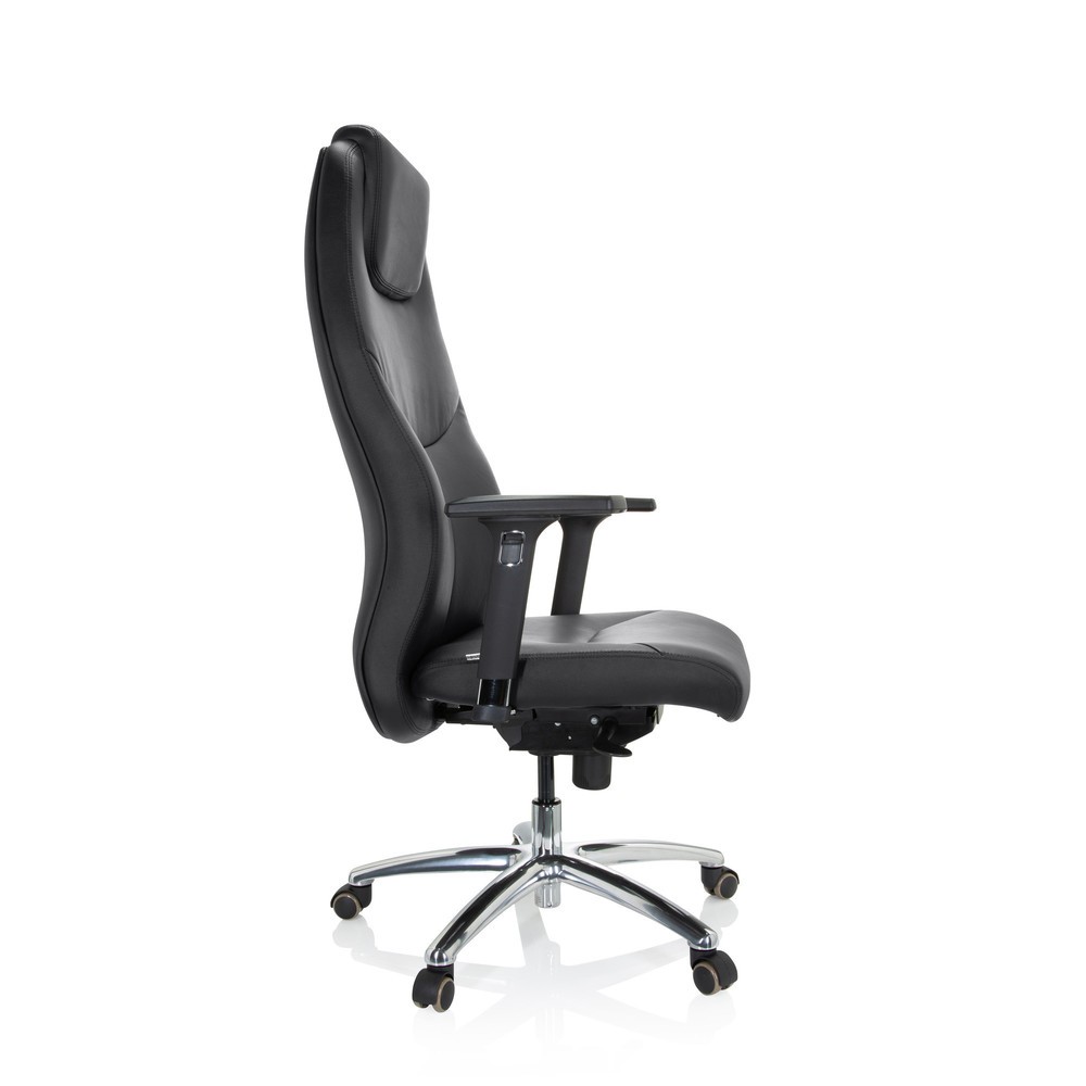 Produktabbildung Nr. 8: Siège de bureau / fauteuil de direction hjh OFFICE FERRARA cuir, noir