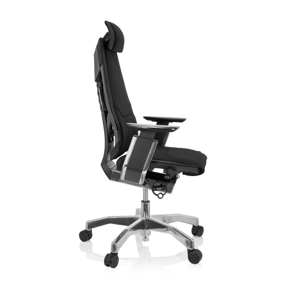 Produktabbildung Nr. 3: Bureaustoel / draaistoel hjh OFFICE GENIDIA PRO stof, zwart