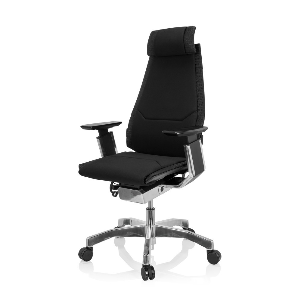 Produktabbildung Nr. 9: Bureaustoel / draaistoel hjh OFFICE GENIDIA PRO stof, zwart