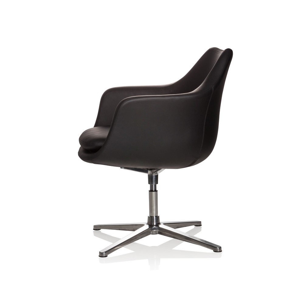 Produktabbildung Nr. 8: hjh OFFICE Bürostuhl / Loungesessel Artemia Kunstleder, schwarz