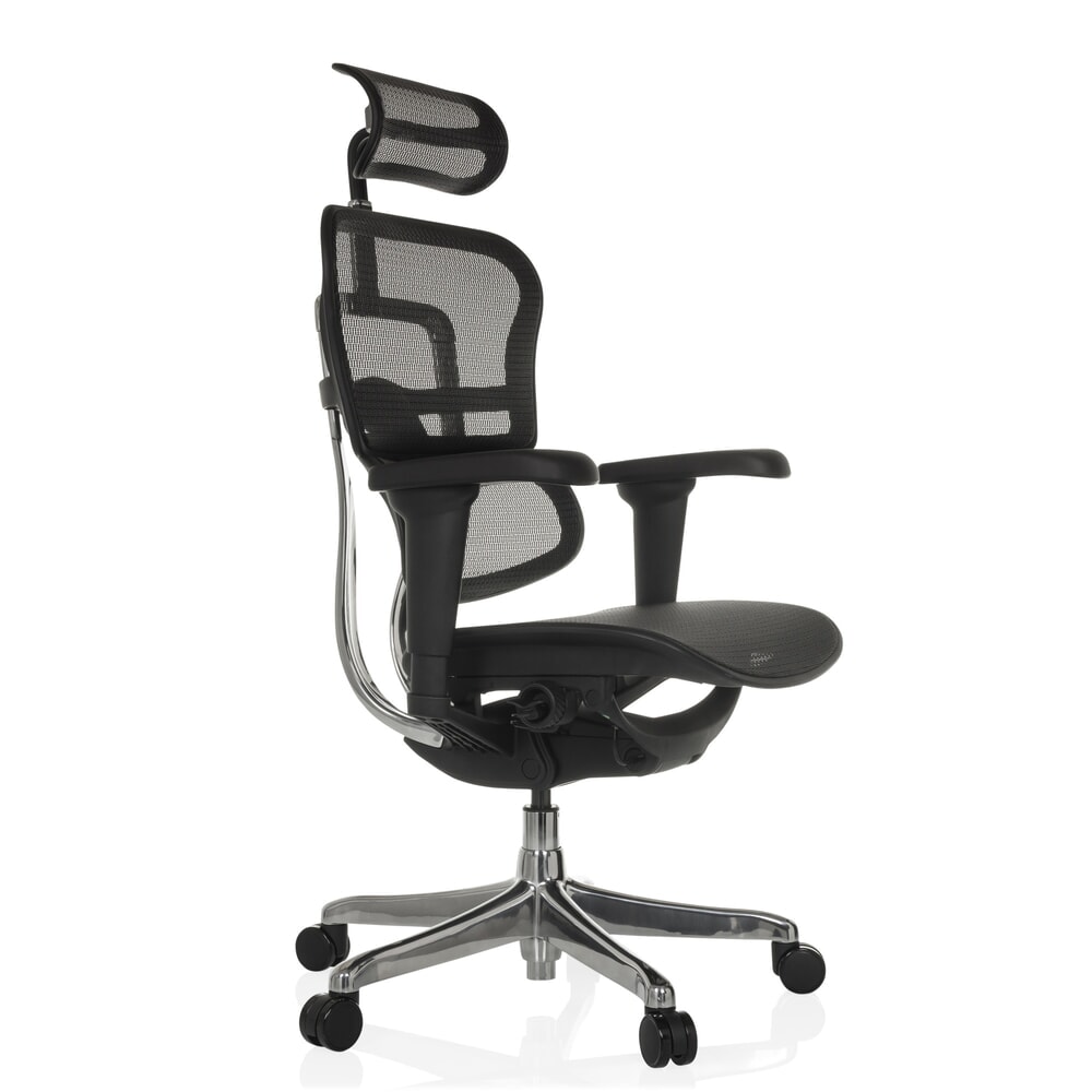 N° de l'image du produit 9 : Fauteuil de direction hjh OFFICE ERGOHUMAN ULTRA GEN2, dossier en résille, capacité de charge 120 kg, coussin en tissu 460 - 580 mm, noir