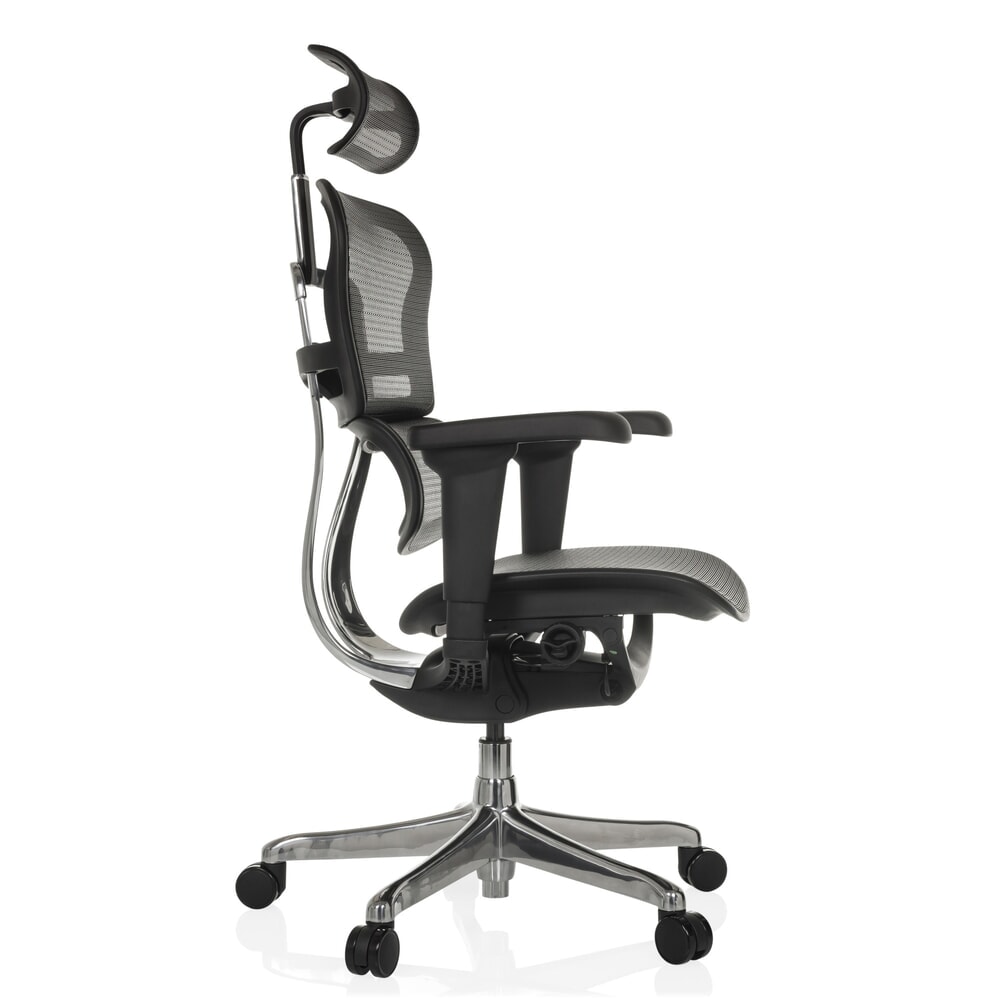 N° de l'image du produit 10 : Fauteuil de direction hjh OFFICE ERGOHUMAN ULTRA GEN2, dossier en résille, capacité de charge 120 kg, coussin en tissu 460 - 580 mm, noir