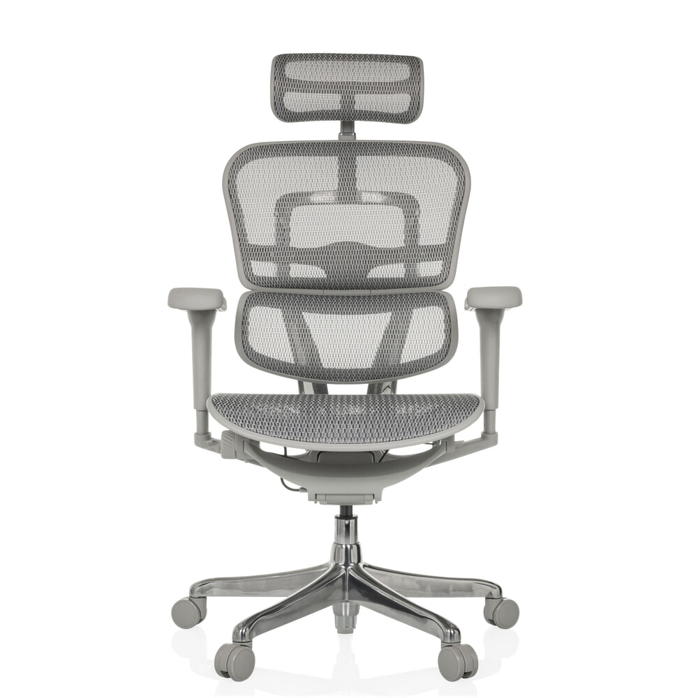 Illustration du produit: Fauteuil de direction hjh OFFICE ERGOHUMAN ULTRA G GEN2, dossier en résille, capacité de charge 120 kg, coussin en tissu 460 - 580 mm, gris