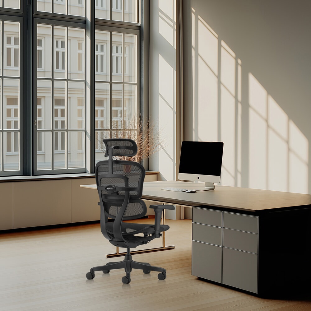 N° de l'image du produit 5 : Fauteuil de direction hjh OFFICE fauteuil de direction SIGNATURE GEN2, dossier en résille, capacité de charge 120 kg, coussin en tissu 490 - 590 mm, noir