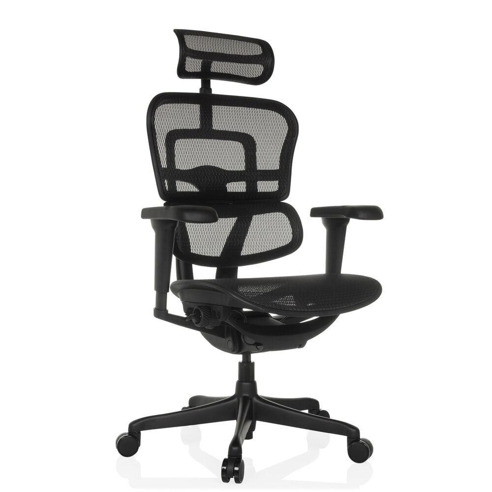 N° de l'image du produit 7 : Fauteuil de direction hjh OFFICE fauteuil de direction SIGNATURE GEN2, dossier en résille, capacité de charge 120 kg, coussin en tissu 490 - 590 mm, noir