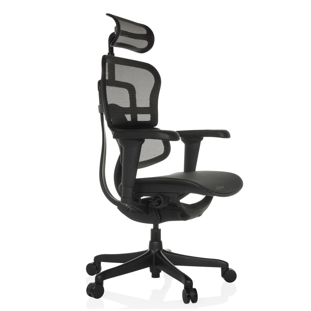 N° de l'image du produit 9 : Fauteuil de direction hjh OFFICE fauteuil de direction SIGNATURE GEN2, dossier en résille, capacité de charge 120 kg, coussin en tissu 490 - 590 mm, noir