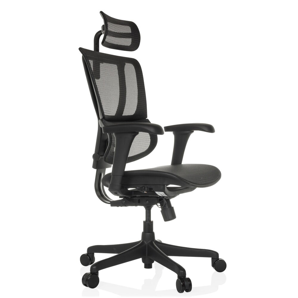Productafbeelding nr. 9: hjh OFFICE directiestoel ERGOHUMAN SLIM ECO M GEN2, met flexibele rugleuning, draagvermogen 120 kg, hoogte 1120 - 1340 mm, mesh zitting, zwart