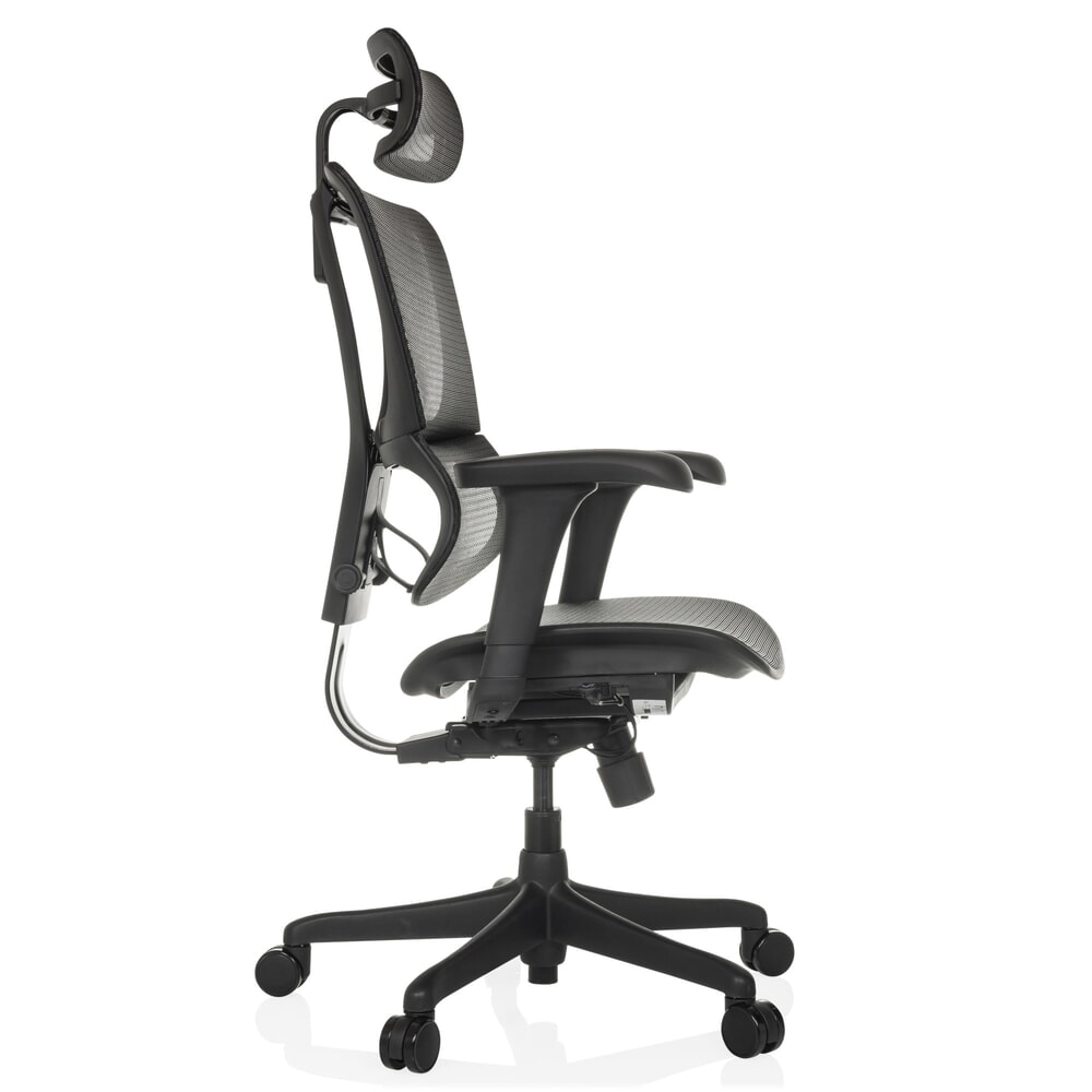 Productafbeelding nr. 10: hjh OFFICE directiestoel ERGOHUMAN SLIM ECO M GEN2, met flexibele rugleuning, draagvermogen 120 kg, hoogte 1120 - 1340 mm, mesh zitting, zwart