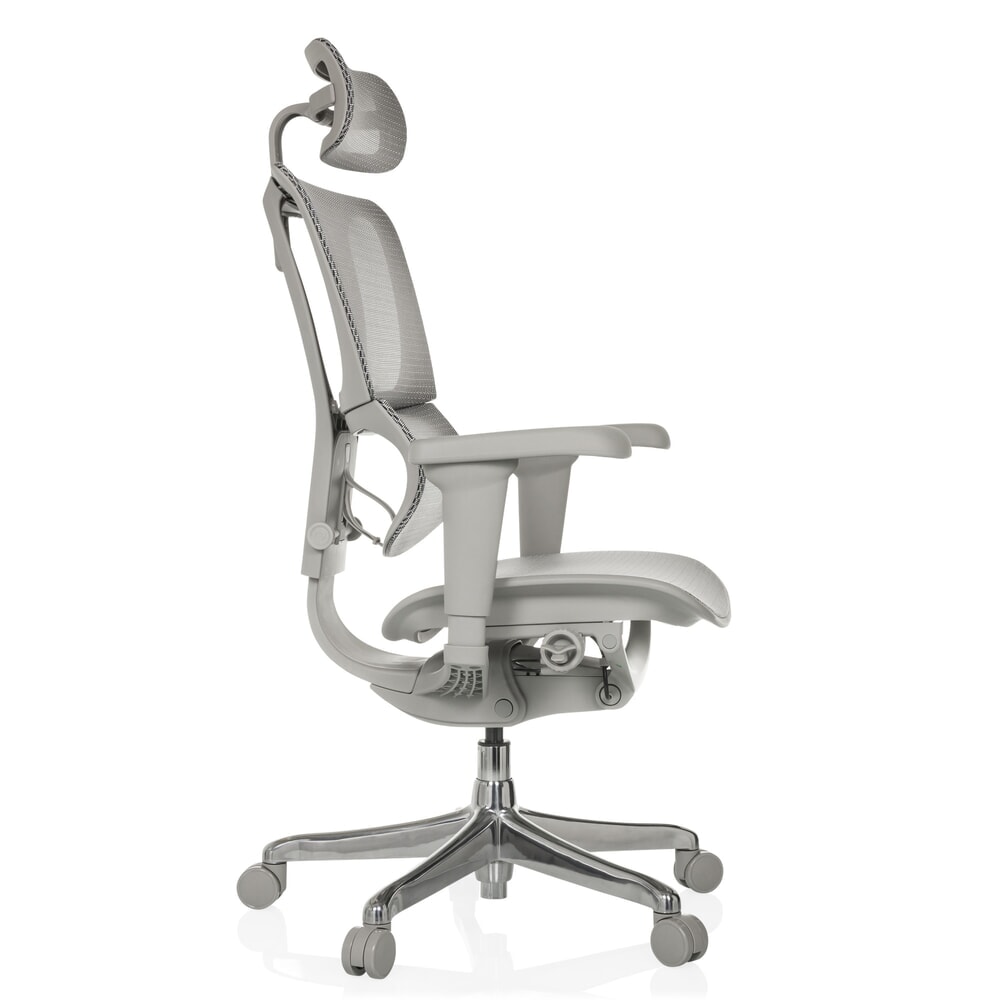 N° de l'image du produit 10 : Fauteuil de direction hjh OFFICE ERGOHUMAN SLIM ULTRA GEN2, dossier flexible, capacité de charge 120 kg, hauteur 1160 - 1350 mm, assise en résille, gris