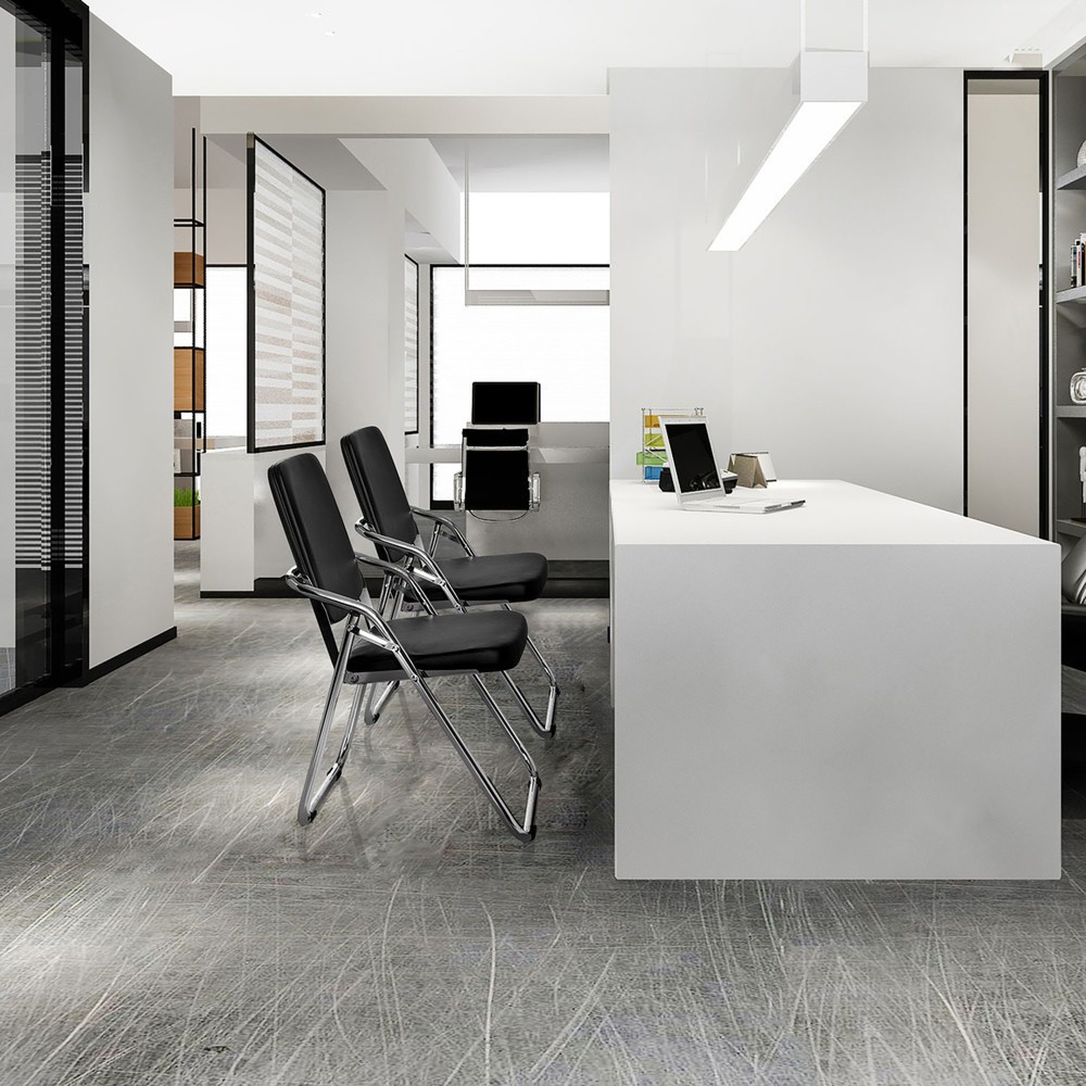 Produktabbildung Nr. 3: Vergaderstoel / bezoekersstoel hjh OFFICE ESTO V PU, zwart
