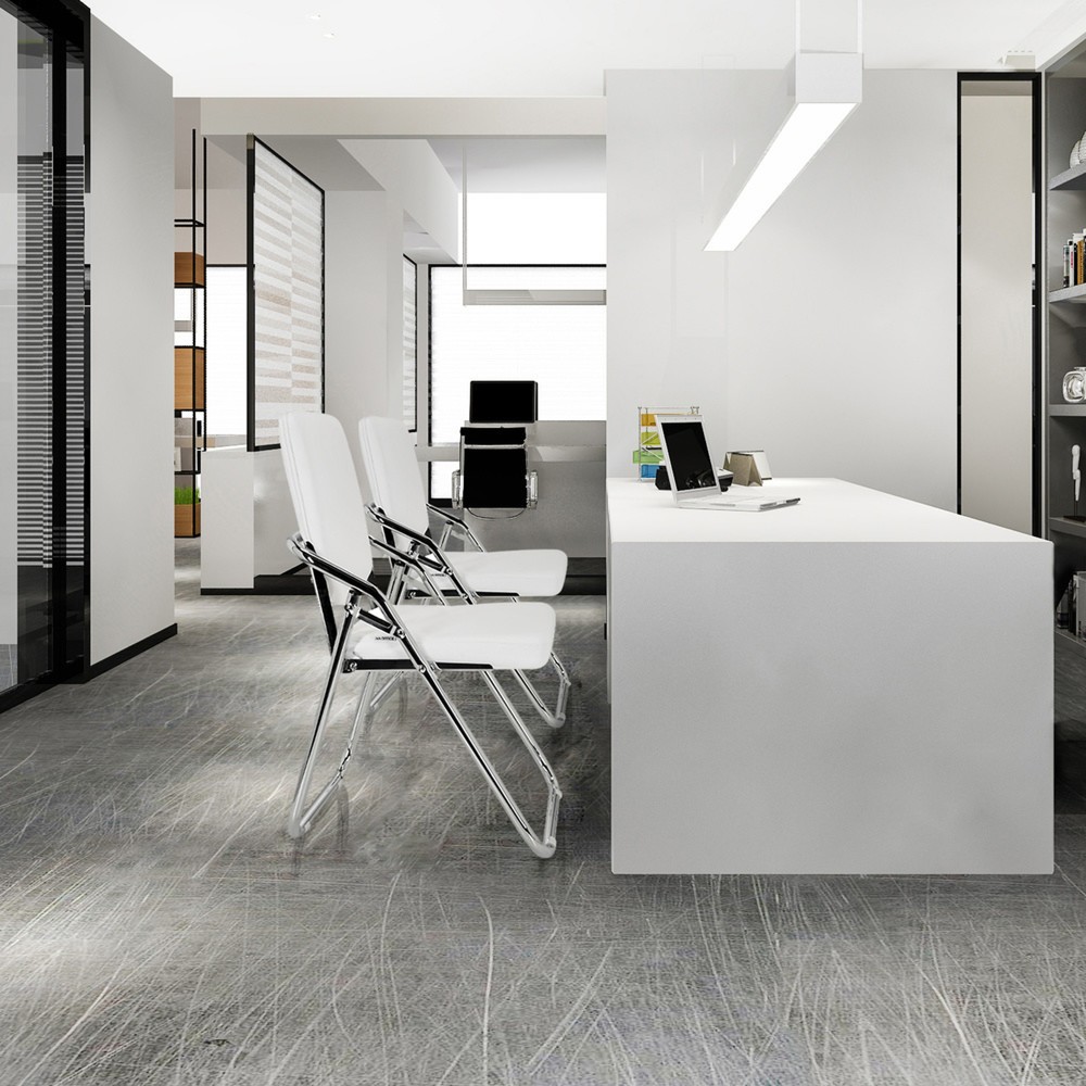 Produktabbildung Nr. 4: Vergaderstoel / bezoekersstoel hjh OFFICE ESTO V PU, wit
