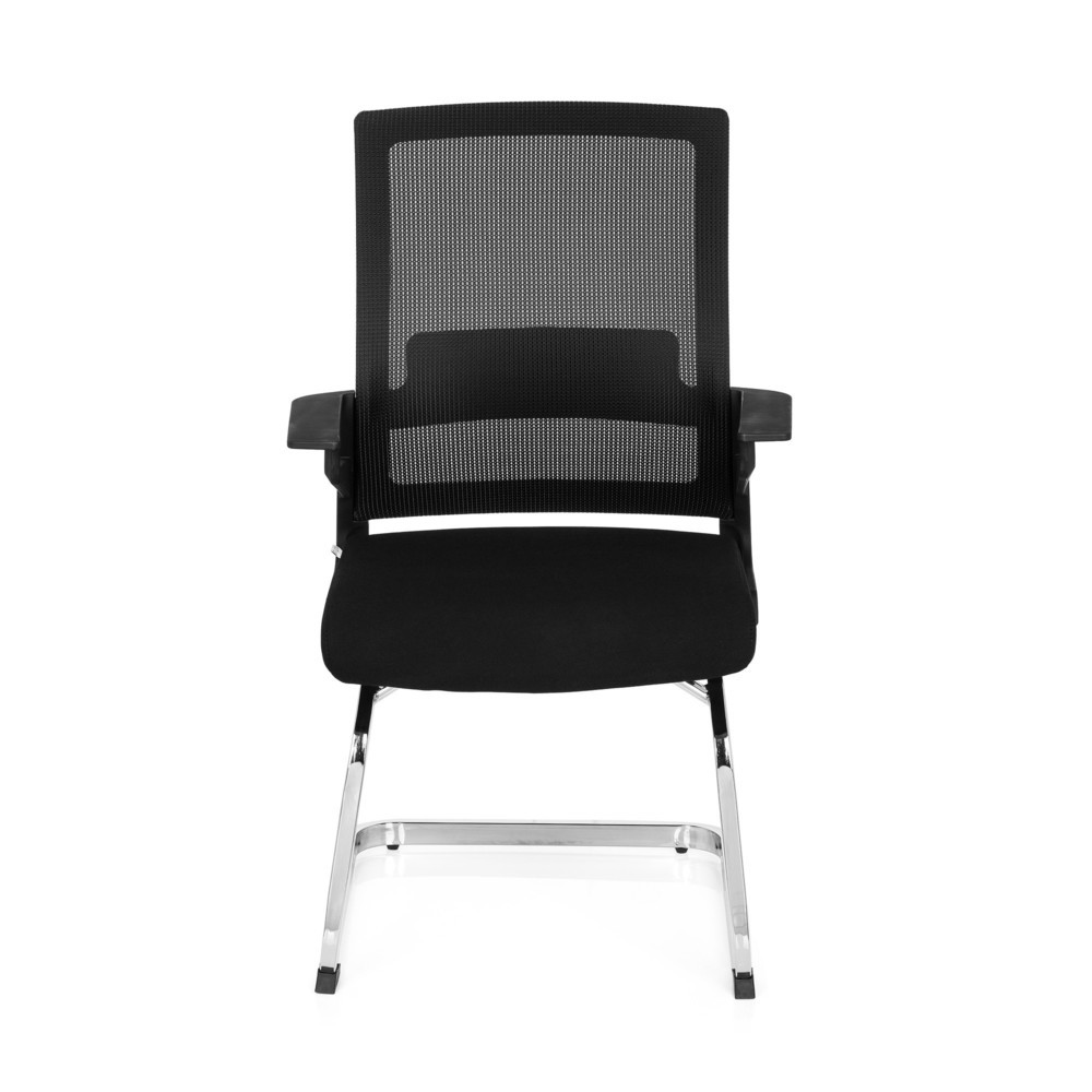 Produktabbildung Nr. 1: Vergaderstoel / sledestoel hjh OFFICE INVENTOR V stof, zwart