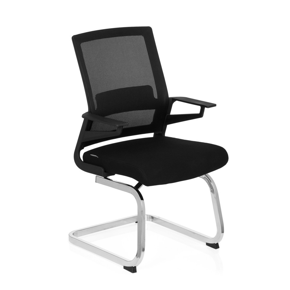 Produktabbildung Nr. 4: Vergaderstoel / sledestoel hjh OFFICE INVENTOR V stof, zwart