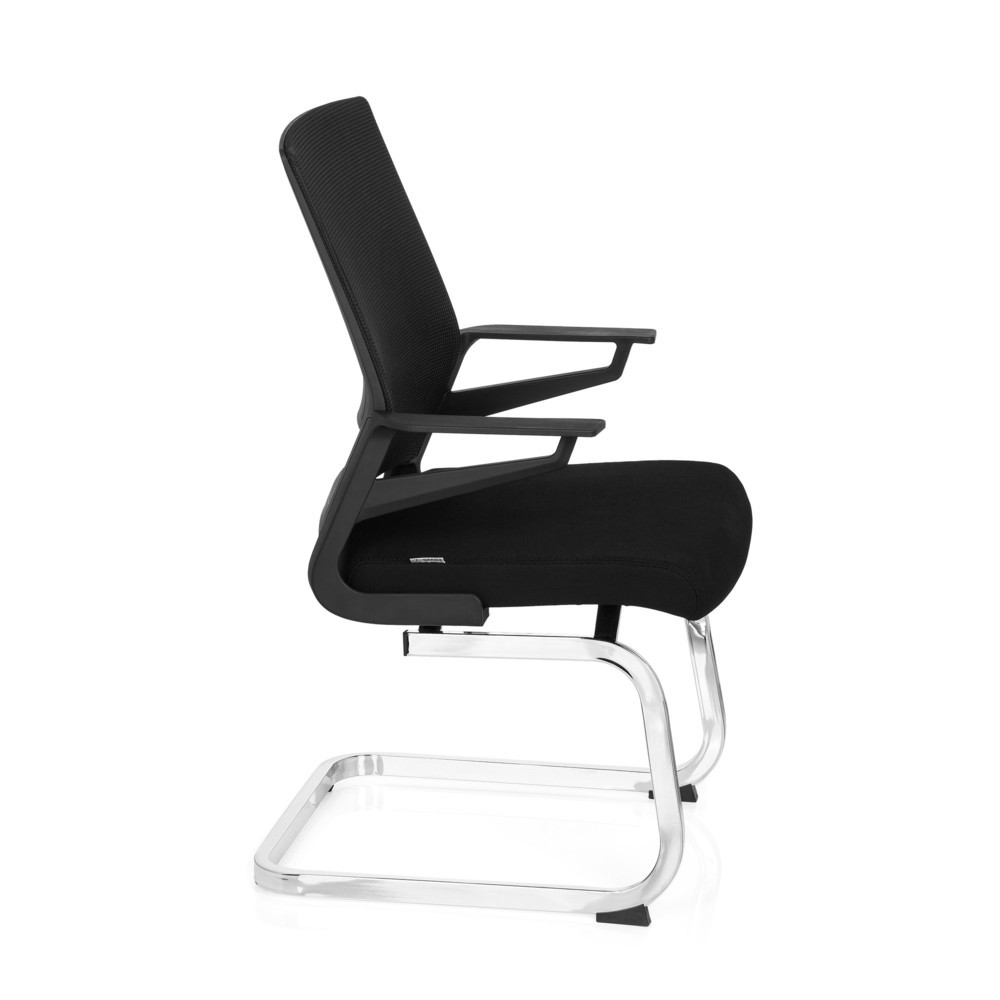 Produktabbildung Nr. 6: Vergaderstoel / sledestoel hjh OFFICE INVENTOR V stof, zwart
