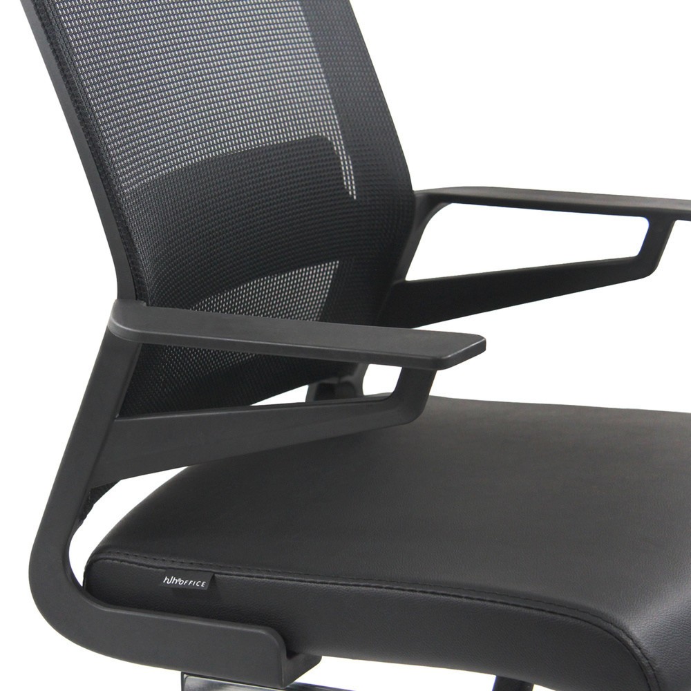 Produktabbildung Nr. 3: Chaise de conférence / fauteuil suspendu hjh OFFICE INVENTOR V PRO similicuir, noir