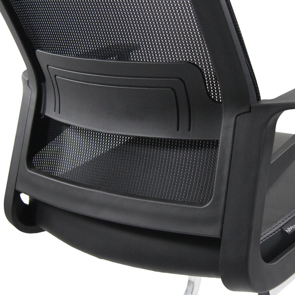 Produktabbildung Nr. 4: Chaise de conférence / fauteuil suspendu hjh OFFICE INVENTOR V PRO similicuir, noir