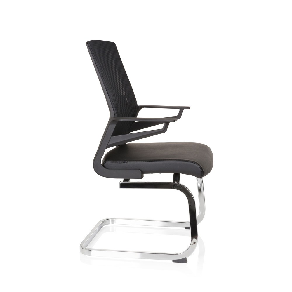 Produktabbildung Nr. 6: Chaise de conférence / fauteuil suspendu hjh OFFICE INVENTOR V PRO similicuir, noir