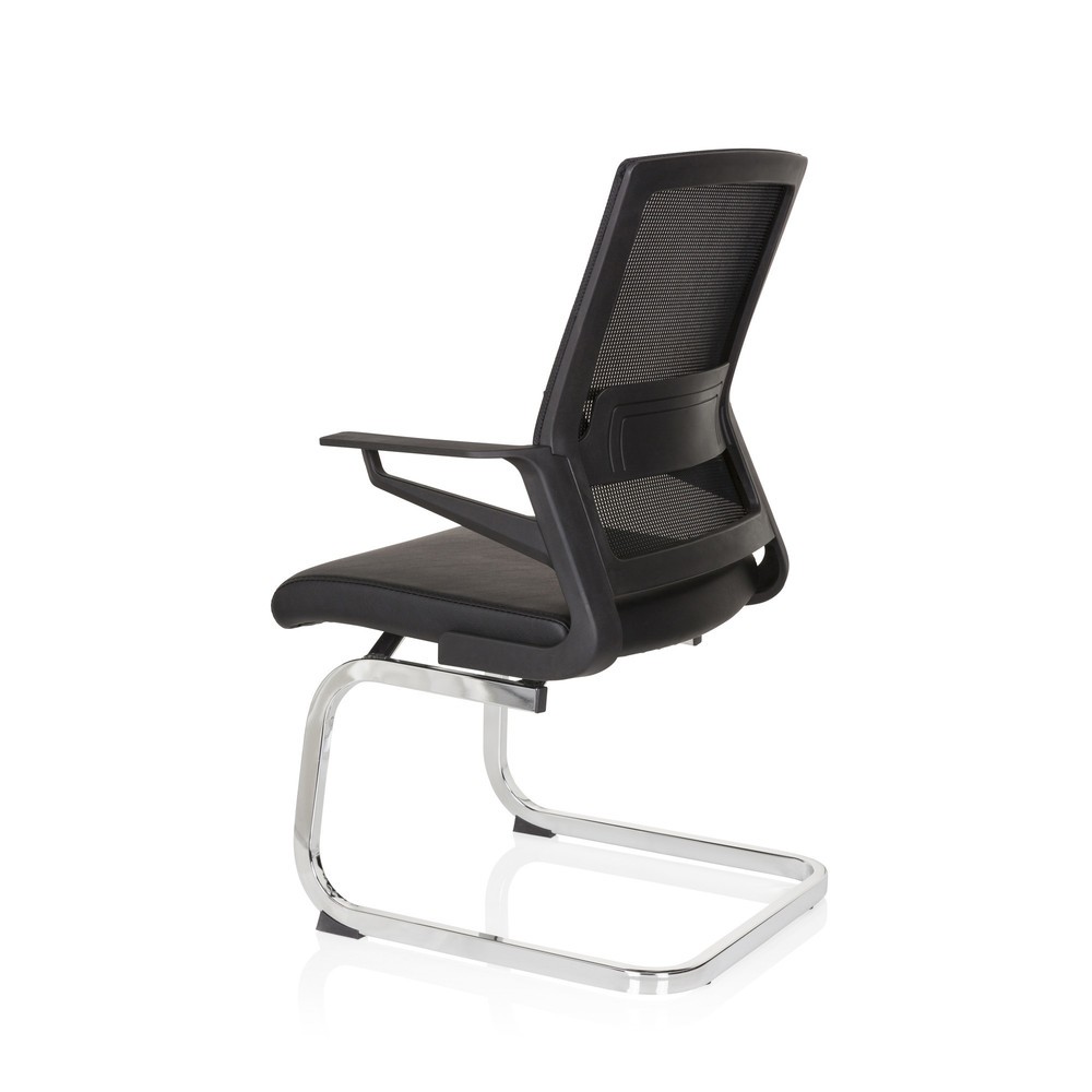 Produktabbildung Nr. 10: Chaise de conférence / fauteuil suspendu hjh OFFICE INVENTOR V PRO similicuir, noir