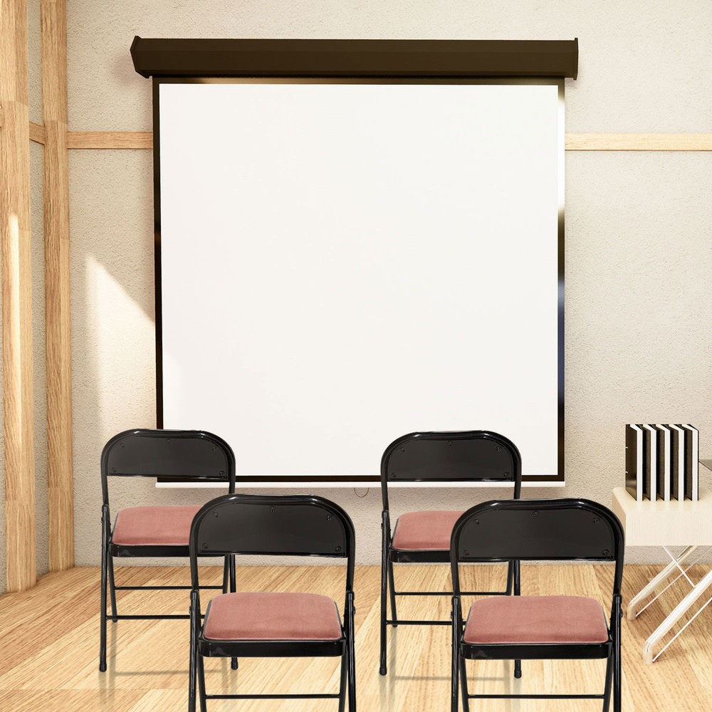 Produktabbildung Nr. 8: Vergaderstoel / bezoekersstoel / klapstoel hjh OFFICE TUDELA I fluweel, roze