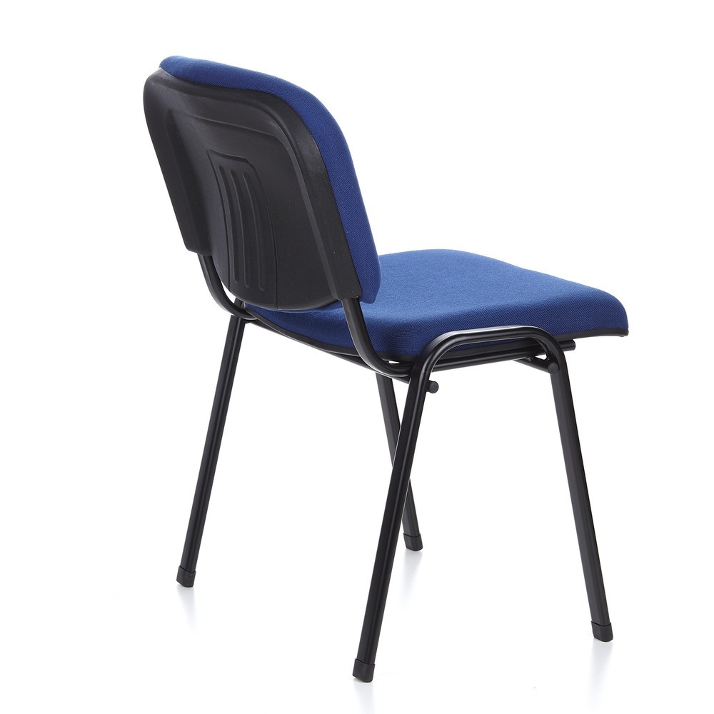 N° de l'image du produit 8 : Chaise de réunion / chaise-visiteur hjh OFFICE / XT 600, noir/bleu