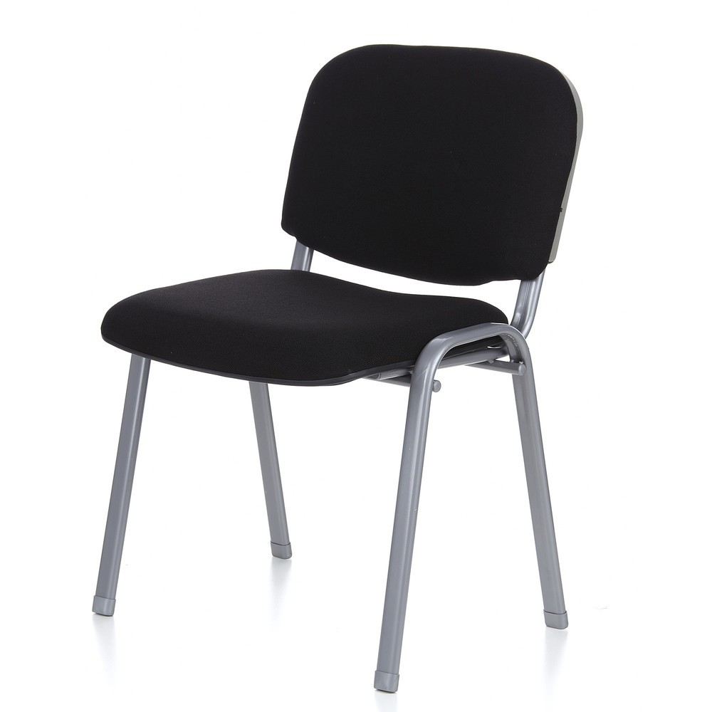 N° de l'image du produit 10 : Chaise de réunion / chaise-visiteur hjh OFFICE / XT 600, noir/argenté